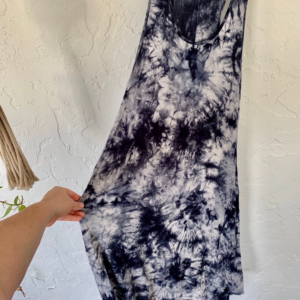 Flowy tye dye maxi dress
